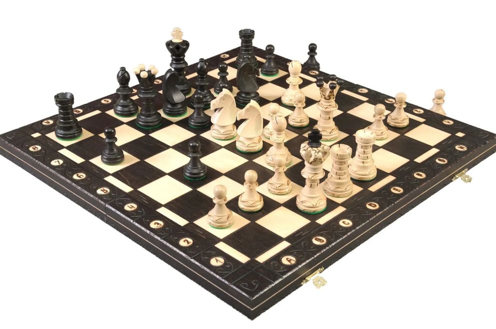 Шахматы Амбассадор люкс 55 см Madon c-128 черные