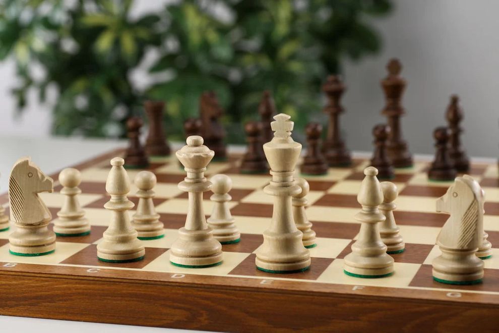 Турнірні шахи дерев'яні №6 Wegiel